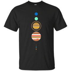 Space - Minimal Solar System T Shirt & Hoodie