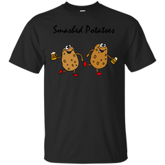BEER - Humorous Cute Beer Drinking Smashed Potatoes T Shirt & Hoodie