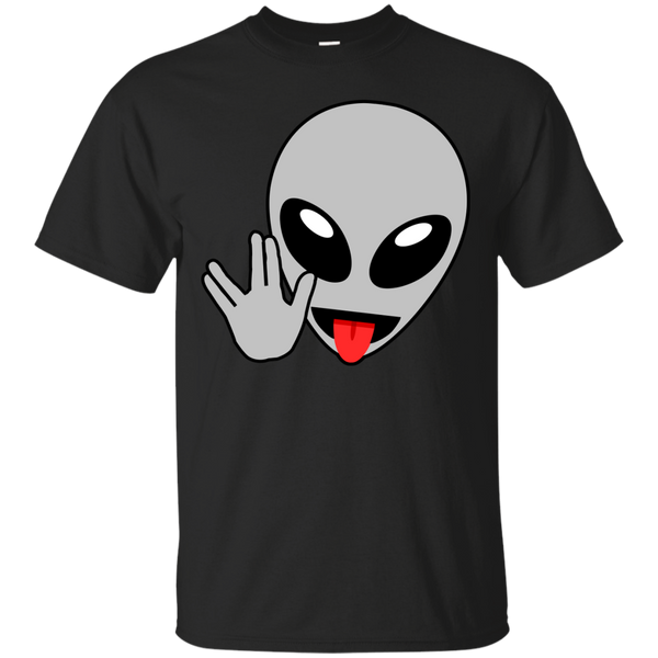 ALIENS - Alien Head with Vulcan Hand Sign T Shirt & Hoodie