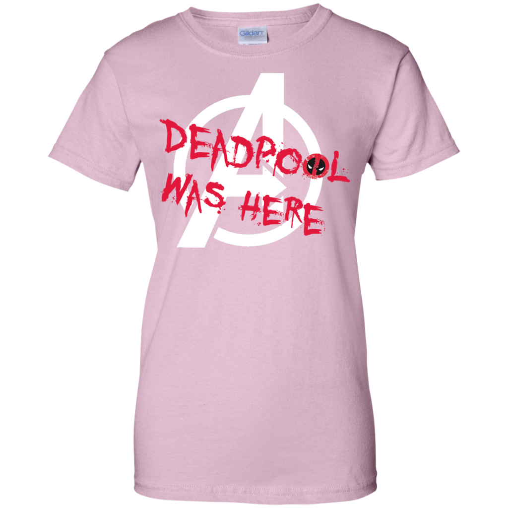 Marvel - Deadpool was here Avengers White t shirt avengers T Shirt & Hoodie
