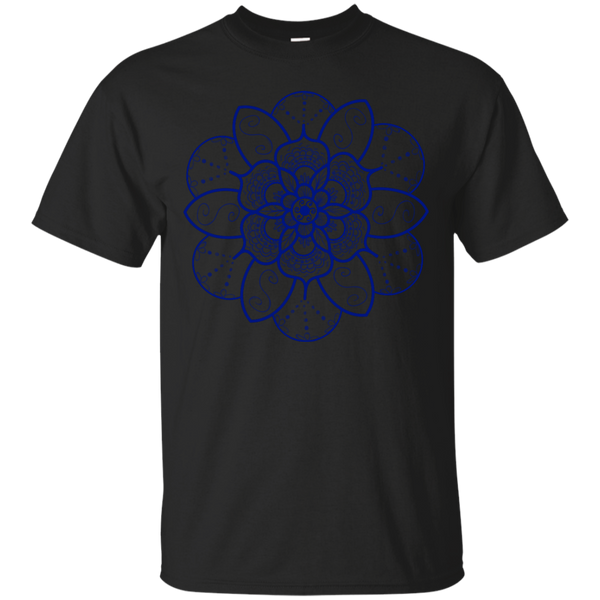 Yoga - Blue hippie mandala flower T Shirt & Hoodie