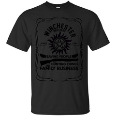 HUNTING THINGS - Supernatural Winchester Family Business T Shirt & Hoodie