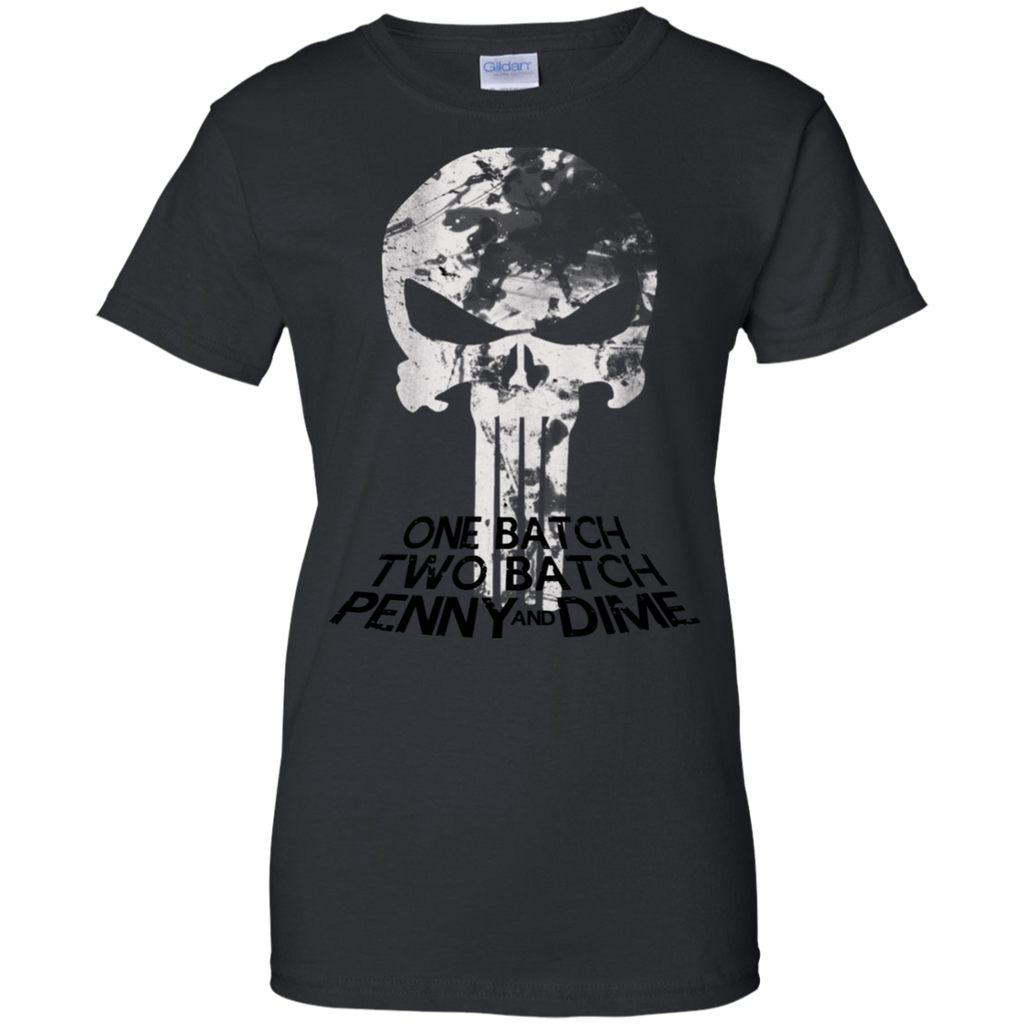 Marvel - Penny and Dime Black text punisher T Shirt & Hoodie
