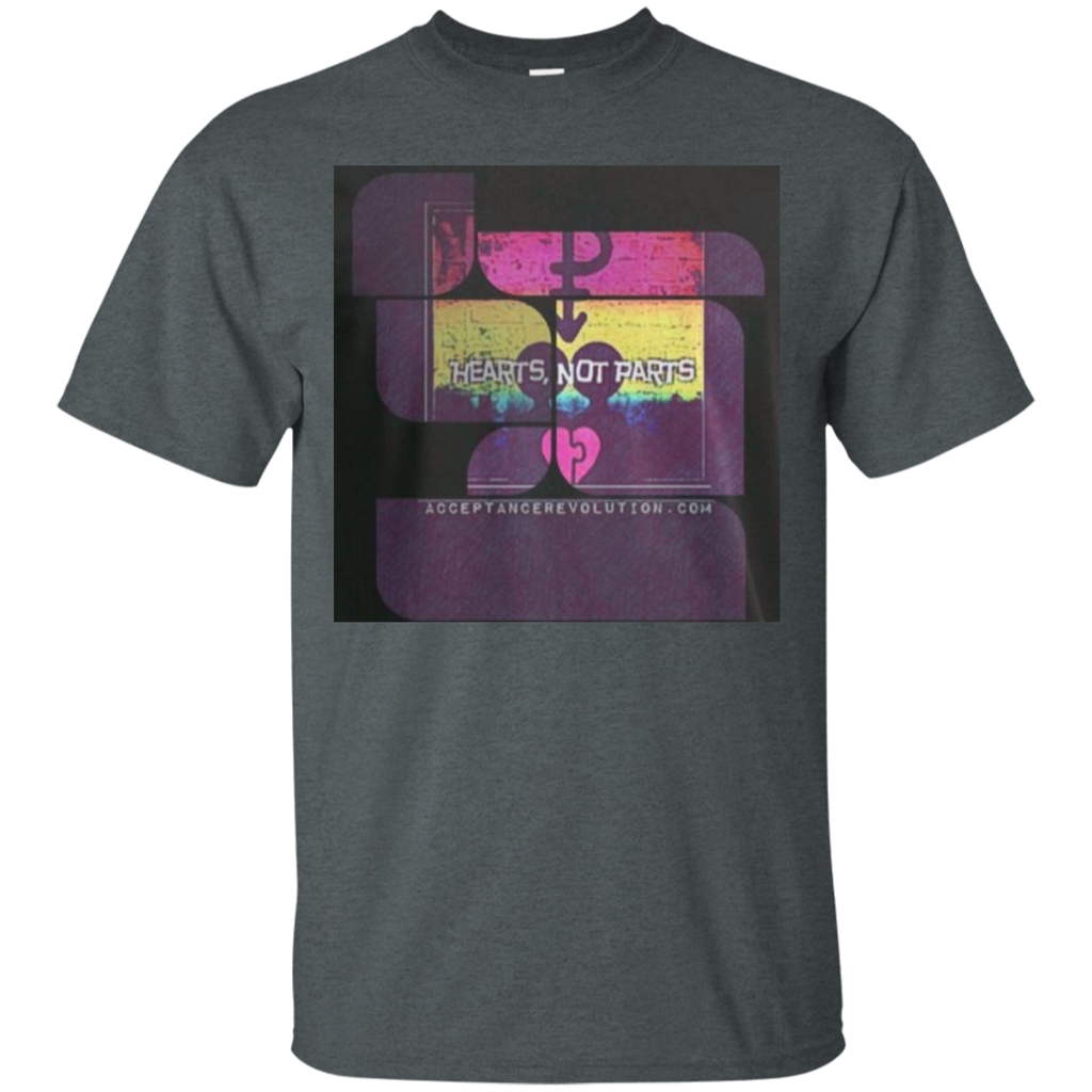 LGBT - Hearts Not Parts acceptance revolution T Shirt & Hoodie