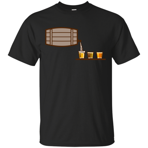 BEER FLIGHT KEG POURING ON GLASS RETRO - Beer Flight Keg Pouring on Glass Retro T Shirt & Hoodie
