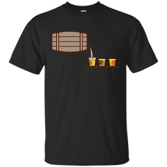 BEER FLIGHT KEG POURING ON GLASS RETRO - Beer Flight Keg Pouring on Glass Retro T Shirt & Hoodie