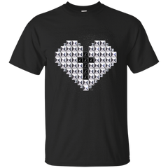 Biker - studded heart and cross T Shirt & Hoodie