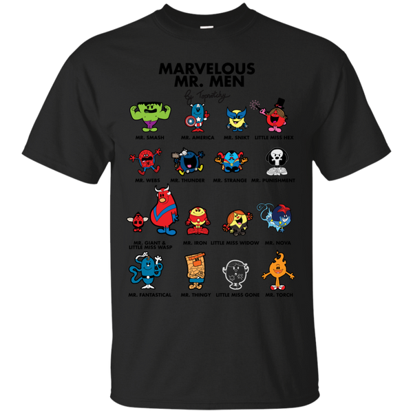 Marvel - The Marvelous Mr Men marvel T Shirt & Hoodie