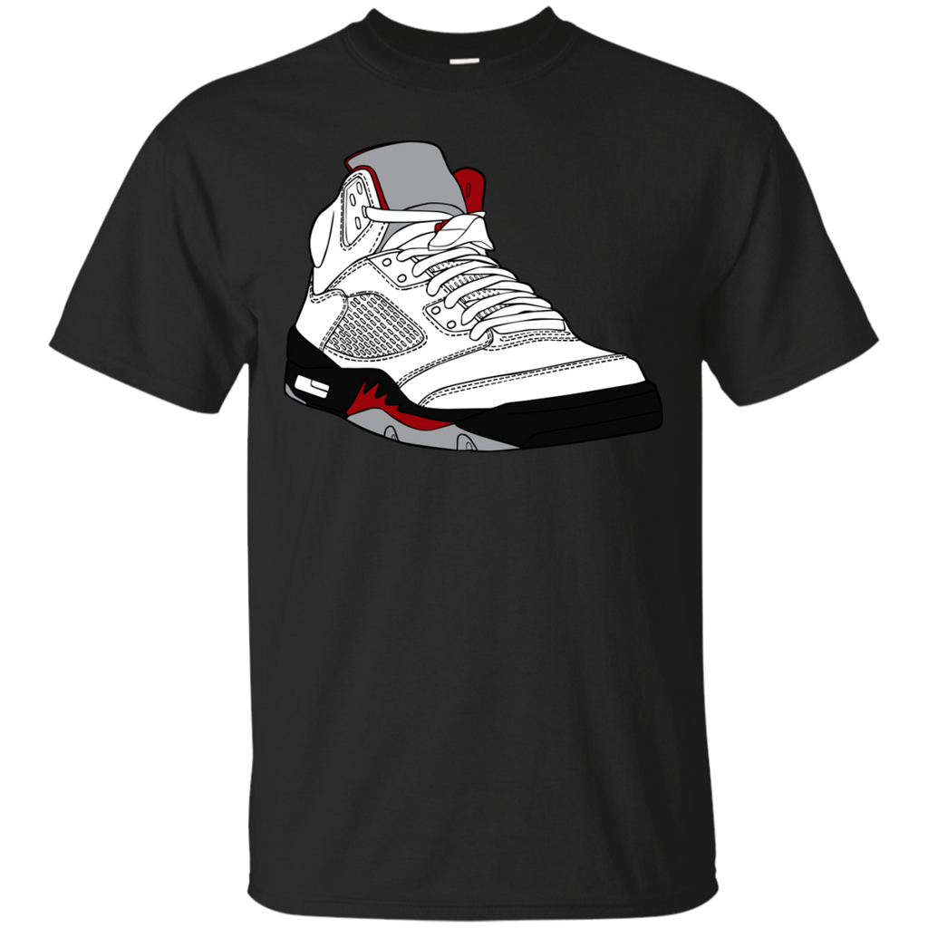 Jordan 5 fire 2024 red t shirt