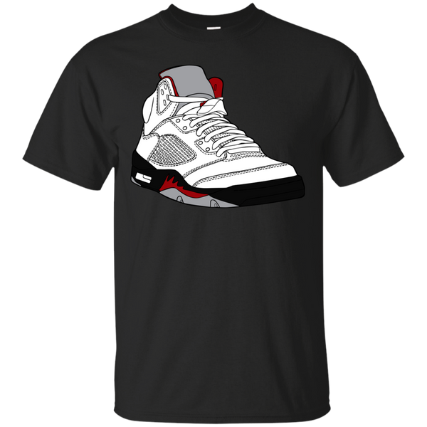 AIR JORDAN - Air Jordan 5  Fire Red T Shirt & Hoodie