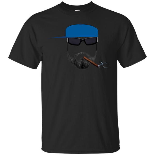 BEARDED SMOKER - Bearded Smoker  Blue Hat T Shirt & Hoodie