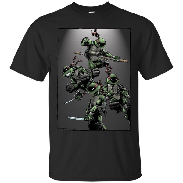 1980S - Turtles in action T Shirt & Hoodie