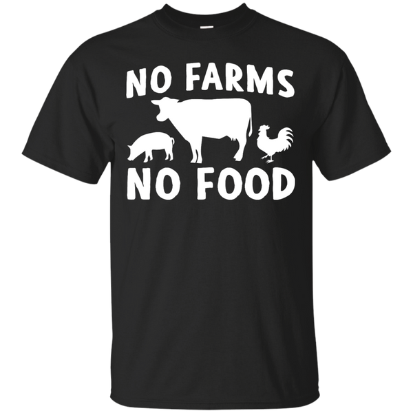 Mom - No Farms No Food Funny Quote Saying food T Shirt & Hoodie