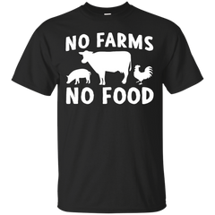 Mom - No Farms No Food Funny Quote Saying food T Shirt & Hoodie