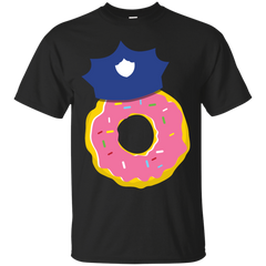 Mom - Doughnut in a police officers hat justice T Shirt & Hoodie