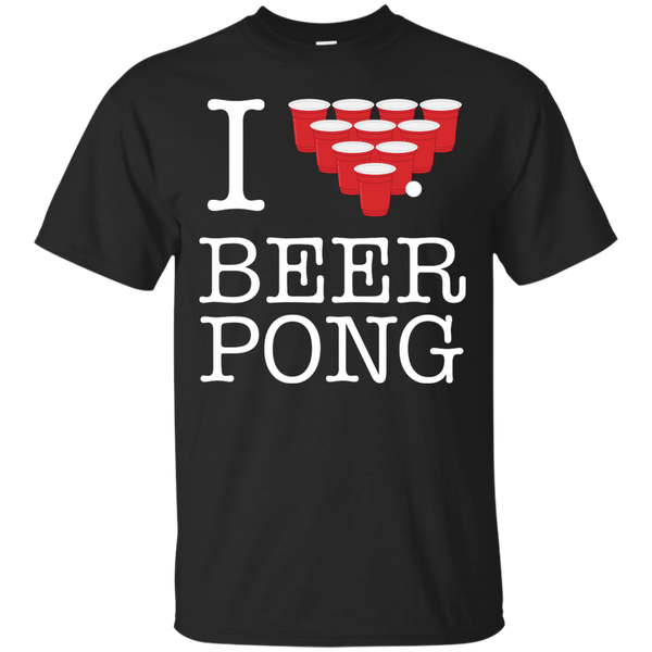 BEER PONG - I Heart Beer Pong T Shirt & Hoodie