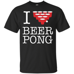 BEER PONG - I Heart Beer Pong T Shirt & Hoodie
