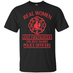 Firefighter - Real Women Love Firefighter real T Shirt & Hoodie