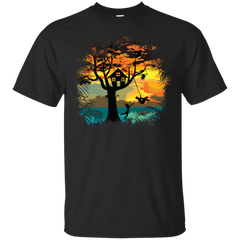 Camping - Sunset Silhouette awesome T Shirt & Hoodie