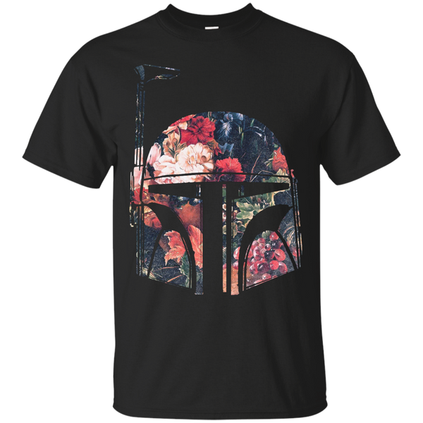 Star Wars - Mini Boba Fett Floral T Shirt & Hoodie