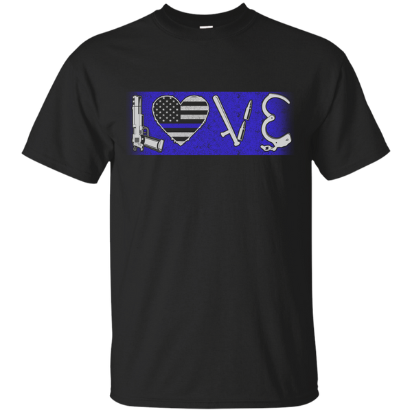 Yoga - LOVE THIN BLUE LINE POLICE OFFICER T shirt & Hoodie