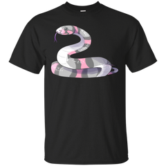 LGBT - Demigirl Snake reptile T Shirt & Hoodie