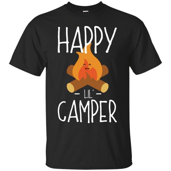 Mom - Happy Lil Little Camper  Camping Campfire Cartoon camping T Shirt & Hoodie