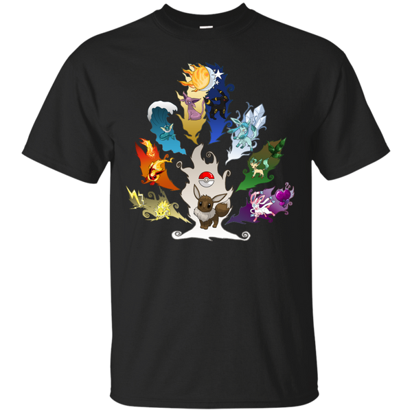 Eevee - Eeveelution Tree ver 2 video game T Shirt & Hoodie