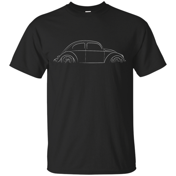 BEETLE - VW Beetle  Profile Stencil T Shirt & Hoodie