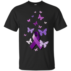Mom - Purple Awareness Ribbon lupus T Shirt & Hoodie