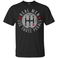 Mechanic - REAL MEN USE THREE PEDALS T Shirt & Hoodie