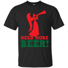 Father - need more beer with christmas angel college T Shirt & Hoodie