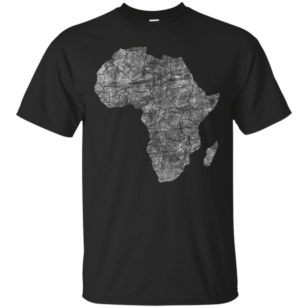 AFRICAN CONTINENT - Afrika  White Halftone T Shirt & Hoodie