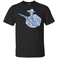 AMERICAN PATRIOT MINUTEMAN RIFLE MONO LINE - American Patriot Minuteman Rifle Mono Line T Shirt & Hoodie