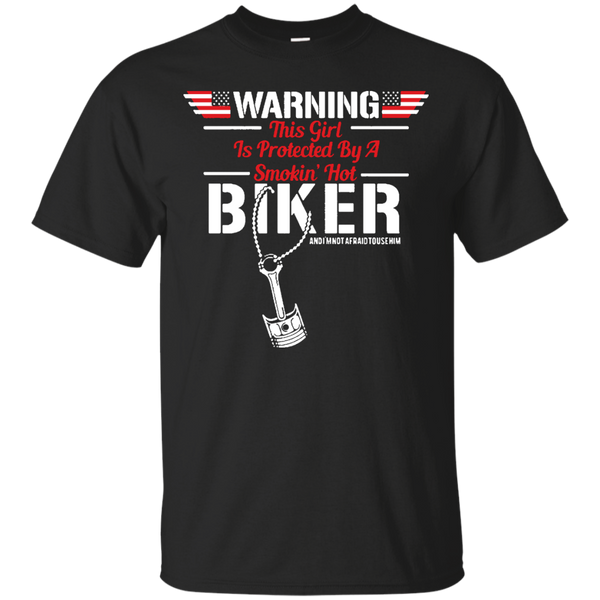 Biker - THIS GIRL IS PROTECTED TSHIRT T Shirt & Hoodie