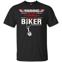 Biker - THIS GIRL IS PROTECTED TSHIRT T Shirt & Hoodie