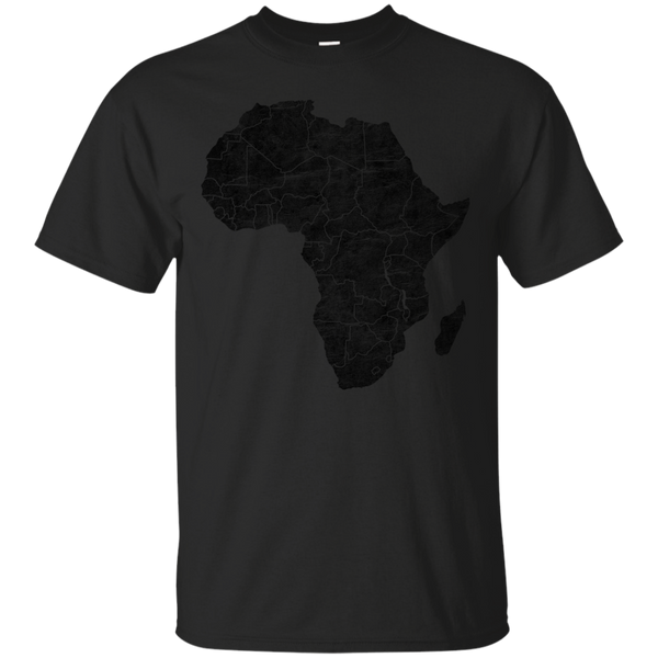 AFRICAN CONTINENT - Afrika  Black Halftone T Shirt & Hoodie