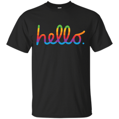 LGBT - hello lisa rainbow apple T Shirt & Hoodie