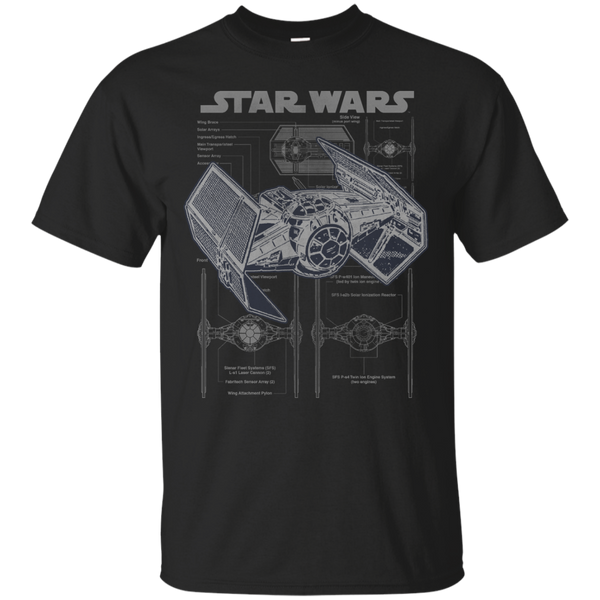 Star Wars - Darth Vaders Tie Fighter T Shirt & Hoodie