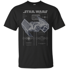Star Wars - Darth Vaders Tie Fighter T Shirt & Hoodie