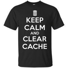 AND CLEAR CACHE - Keep calm and clear cache T Shirt & Hoodie