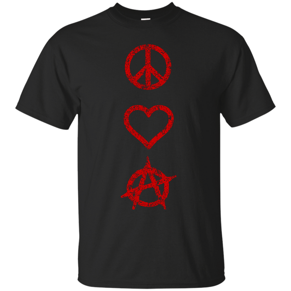 ANARCHY - Peace Love Anarchy T Shirt & Hoodie