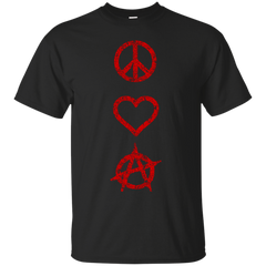 ANARCHY - Peace Love Anarchy T Shirt & Hoodie