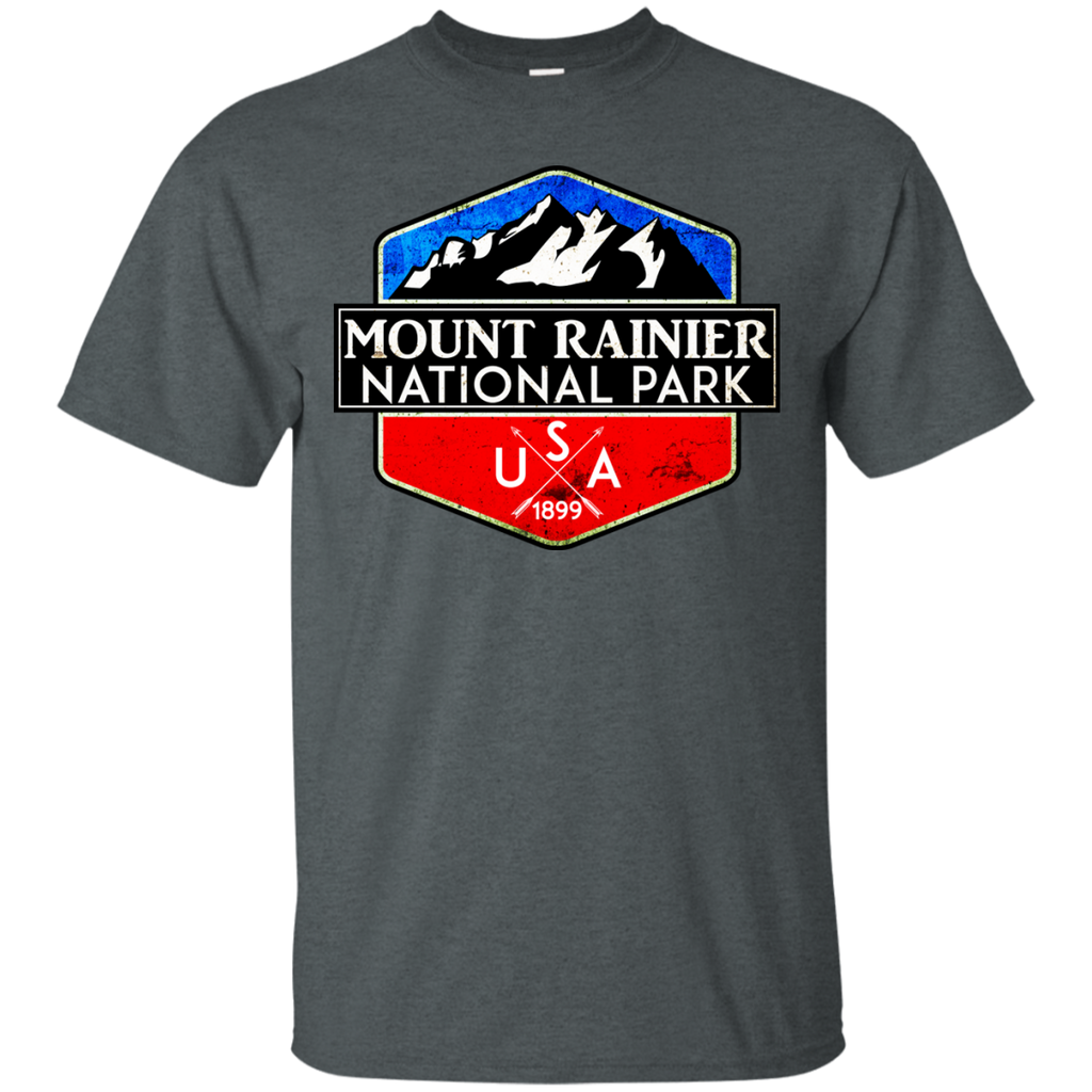 Hiking - MOUNT RAINIER NATIONAL PARK WASHINGTON 1899 HIKING CAMPING CLIMBING mount T Shirt & Hoodie