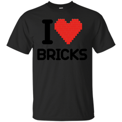 Lego - I love Bricks T Shirt & Hoodie