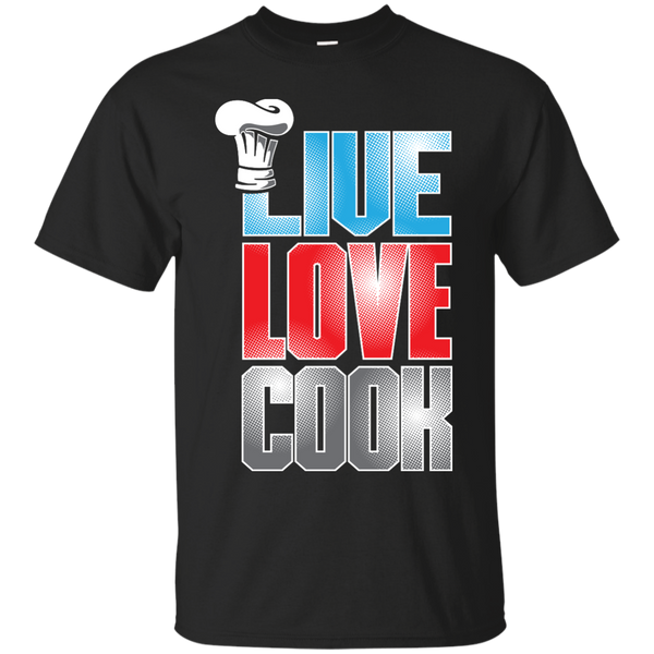 Mom - Live Love Cook Funny Chef Saying chef T Shirt & Hoodie