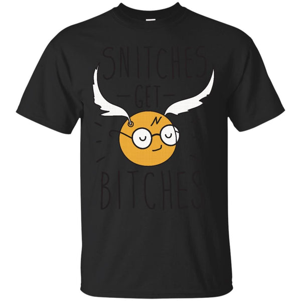 FUNNY SLOGAN - Snitches get bitches T Shirt & Hoodie