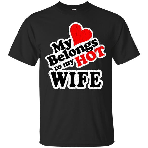 LGBT - My Heart Belongs to My HOT Wife vintage look christmas gifts T Shirt & Hoodie