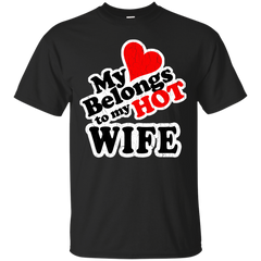 LGBT - My Heart Belongs to My HOT Wife vintage look christmas gifts T Shirt & Hoodie
