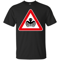 007 - SPECTRE  Warning Sign T Shirt & Hoodie